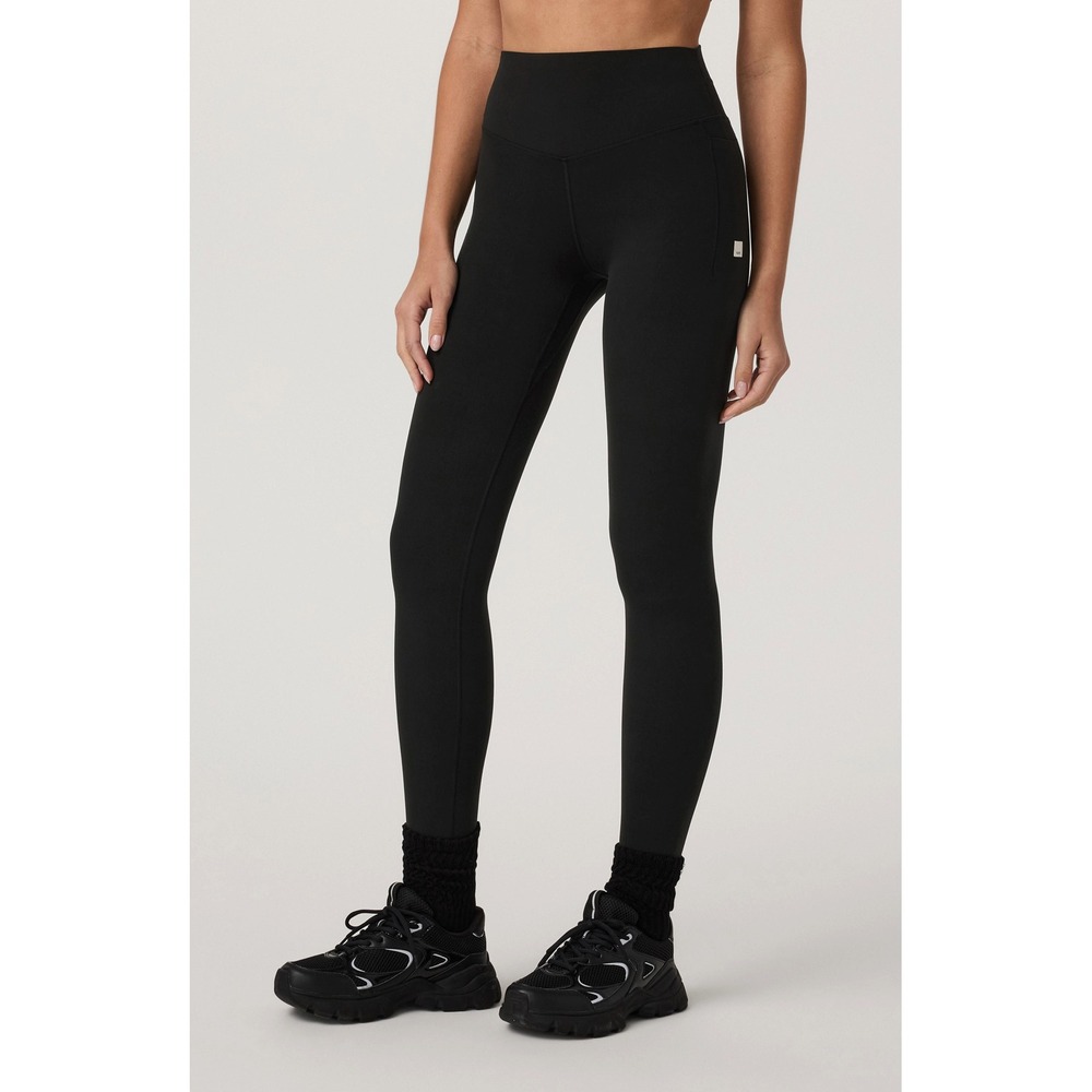 263 Vuori Daily Leggings Black High Rise Athletic Pants (Small, EUC)